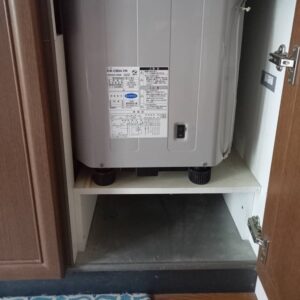 ヤマハトップオープン食洗機取替え交換工事　架台